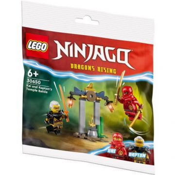LEGO® Set constructie Lego Ninjago - Batalia templului, Kai si Rapton, 47 piese