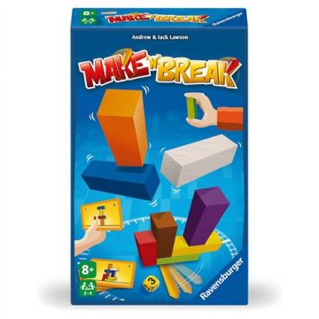 Make'n'Break Ravensburger, joc de societate, editie compacta, multilingv, incl.RO