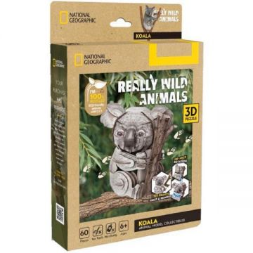 Puzzle 3D. Koala