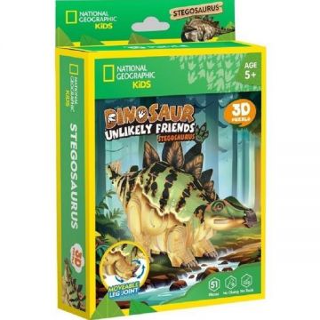 Puzzle 3D. Stegozaur