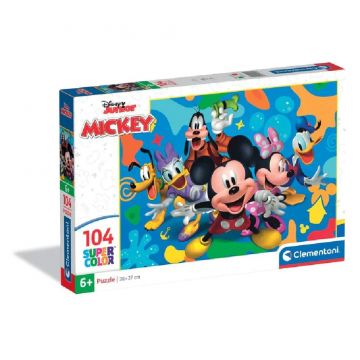 Puzzle Clementoni 104 piese Disney Mickey and Friends 25053