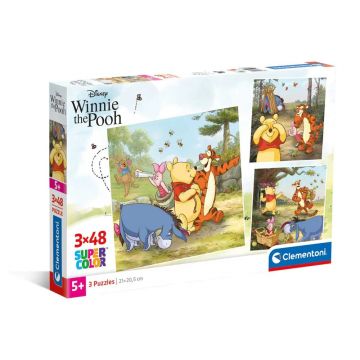 Puzzle Clementoni 3x48 Piese Winnie The Pooh 25063