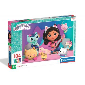 Puzzle Clementoni, Gabby's Dollhouse, 104 piese