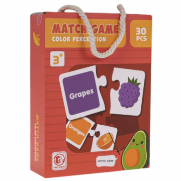 Puzzle educativ 30 piese mari Culori - Potrivim si invatam Culorile si Engleza