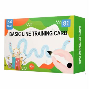 Set 50 cartonase reutilizabile pentru invatarea scrierii de mana si a desenului