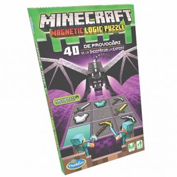 Thinkfun - Minecraft, joc de logica magnetic, lb.romana