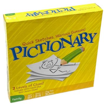 Joc de desen si ghicit, Pictionary, pentru familie si prieteni, 8 ani+