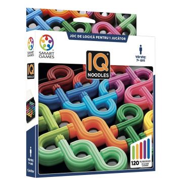 Joc de logica cu 120 de provocari, Smart Games, IQ Noodles