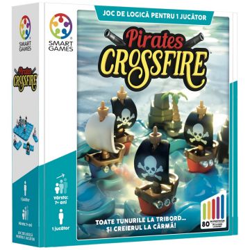 Joc de logica cu 80 de provocari, Smart Games, Pirates Crossfire