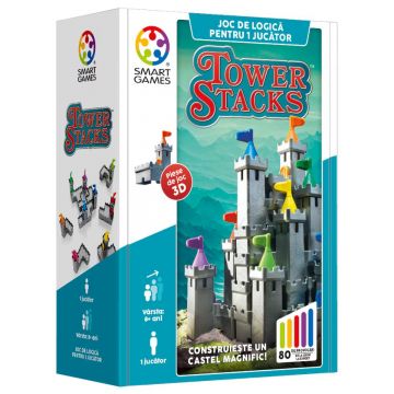Joc de logica cu 80 de provocari, Smart Games, Tower Stacks