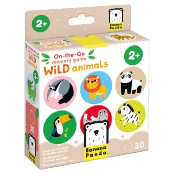 Joc de memorie, Banana Panda, Animale salbatice, 30 piese