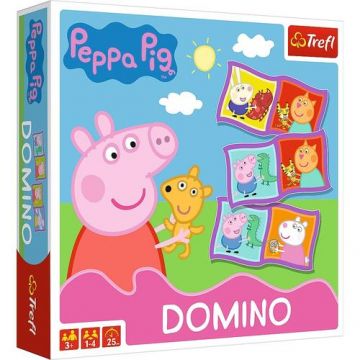 Joc domino Trefl - Peppa Pig, 28 piese