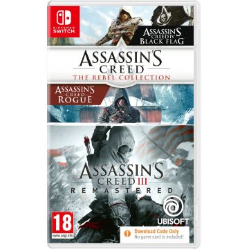 Joc Ubisoft ASSASSINS CREED DOUBLE PACK (CODE IN A BOX) (AC REBEL & AC3 LIBERATION REMASTER) - Nintendo Switch
