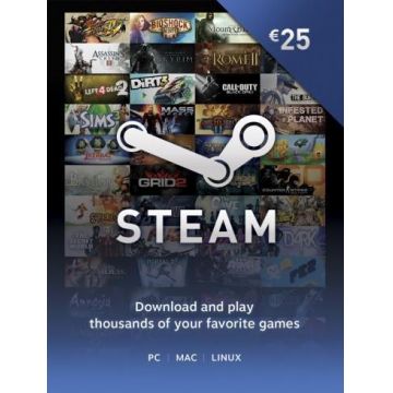 Joc Valve STEAM WALLET 25 EURO (CD KEY)