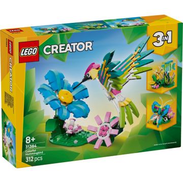 LEGO® Creator - Animale salbatice: Colibri colorat (31384)