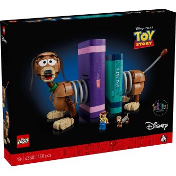LEGO® Disney Pixar - Opritoare de carti Cainele Slinky din Povestea jucariilor (43301)