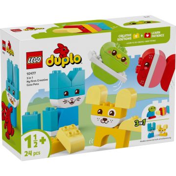 LEGO® DUPLO - Animalute de companie creative 3 in 1 (10477)