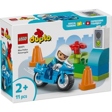 LEGO® DUPLO - Motocicleta albastra de politie (10471)