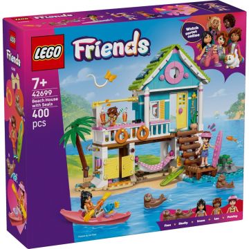 LEGO® Friends - Casa pe plaja cu foci (42699)