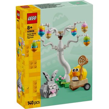 LEGO® Iconic - Iepuras si vanatoare de oua de Paste (40808)