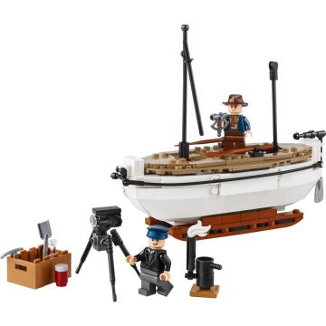 LEGO® Jucarie LEGO ICONS 40729, Barca de salvare a lui Shackleton, 232 piese, 18+ ani