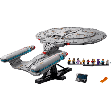 LEGO® Jucarie LEGO® Icons - Star Trek: U.S.S. Enterprise NCC-1701-D™ 10356, 3600 piese, 18+ ani
