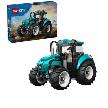 LEGO® LEGO City - Tractor 60498, 204 piese, varsta 6+, Verde-Negru
