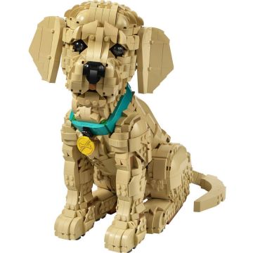 LEGO® LEGO Icons - Catelus Golden Retriever 11384, 2102 piese, varsta 18+, Multicolor