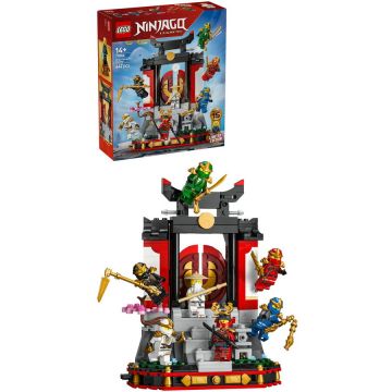 LEGO® LEGO® Ninjago - Model pentru etalare cu personaje ninja la a 15-a aniversare 71866, 447 piese