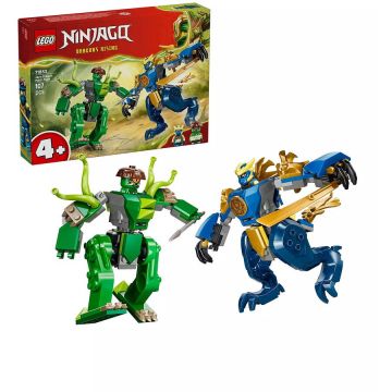 LEGO® LEGO Ninjago - Robotul dragon al lui Jay in lupta 71853, 107 piese.