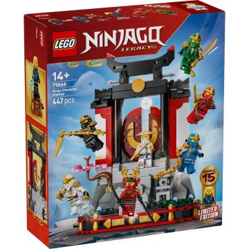 LEGO® Ninjago - Model pentru etalare cu personaje ninja la a 15-a aniversare (71866)