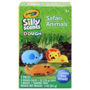 Mini set activitati cu plastilina si forme Silly animale din Safari CRYA1-2596-2200