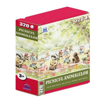 Picnicul Animalelor - Puzzle 320 piese