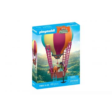 Playmobil PM71853 Jucarie de rol Playmobil Plimbarea animalelor cu balonul