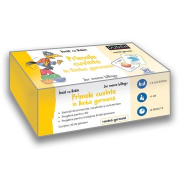 Primele cuvinte in limba germana - Invat cu Robin