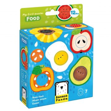 Primul meu puzzle, Banana Panda, Mancare, 14 piese