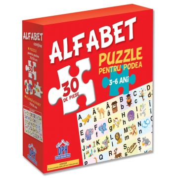 Puzzle pentru podea - Alfabet - 3-6 Ani