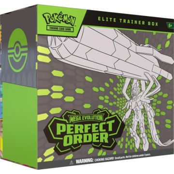 Set carti de joc, Pokemon TCG, Mega Evolution, Perfect Order, Elite Trainer Box