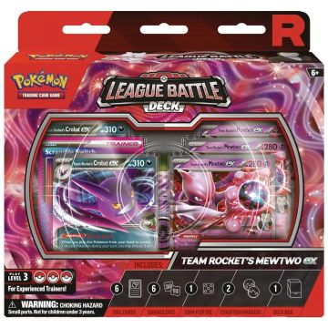 Set cartonase, Pokemon TCG, League Battle Deck, Team Rockets Mewtwo