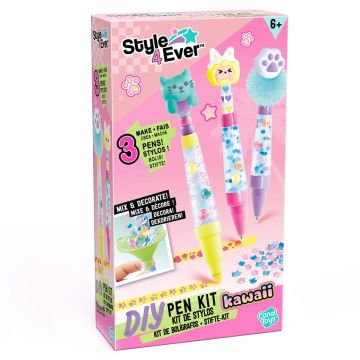 Set de creat 3 pixuri, Style 4 Ever, Kawaii