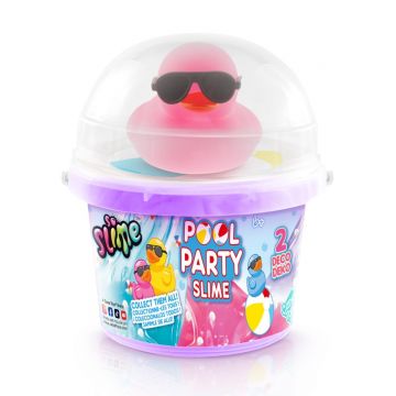 Set de joaca cu slime, So Slime DIY, Duck Pool Party, Roz