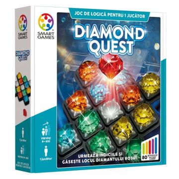 Smart Games - Diamond Quest, joc de logica cu 80 de provocari