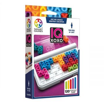 Smart Games - IQ XOXO, joc de logica cu 120 de provocari