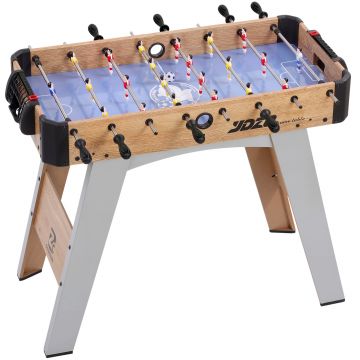 SPORTNOW Fotbal de Masă: Mini Masă de 89 cm, 2 Indicatoare Manuale de Scor, Mov | Aosom Romania