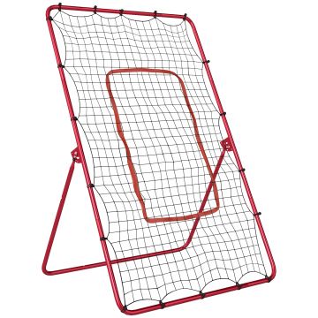 SPORTNOW Plasă de Rimbalans rimbalzator pitchback retur | Aosom Romania