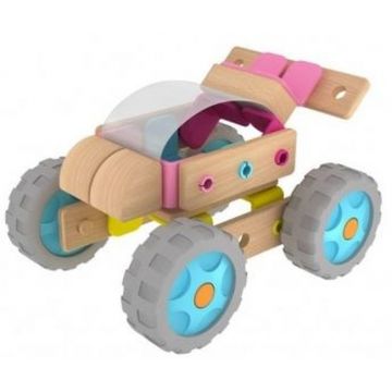 Constructor din lemn Classic World - Roz