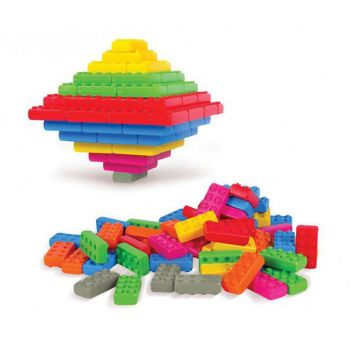 Constructor pentru copii Junior Bricks de 140 de piese