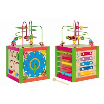 Cub didactic colorat Woody
