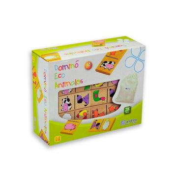 Domino 28 piese Andreu Toys - Animale