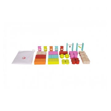 Domino din lemn cu ursuleti Classic World